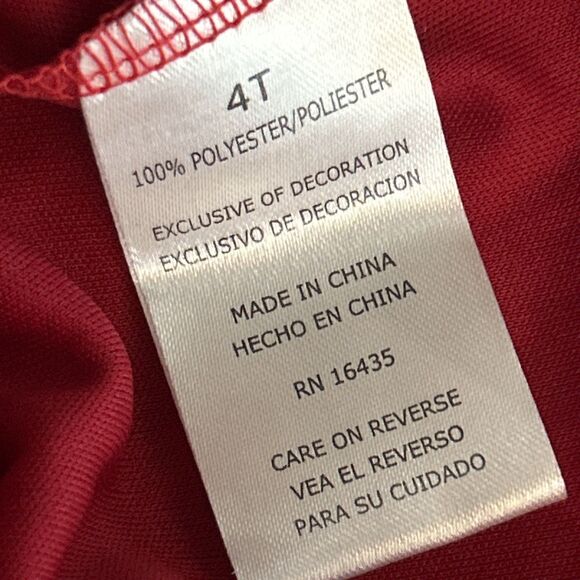 NEW Nanette Formal Party Dress Red Short Sleeve Rose Flower Princess Tulle‎ - 4T - Picture 13 of 14